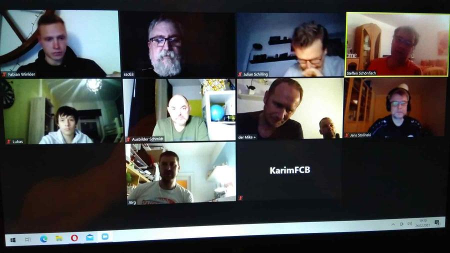 Virtuelle Absprachen während Corona