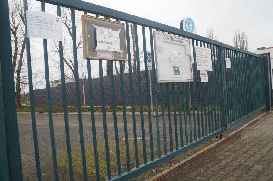 Leeres Vereinsgelände wartet auf den Restart nach Corona